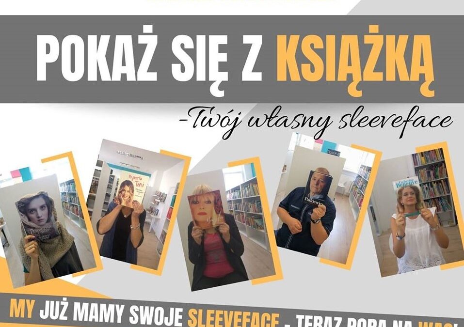 Sleeveface, czyli ubierz się w książkę – szkolny konkurs fotograficzny dla klas 4 – 8